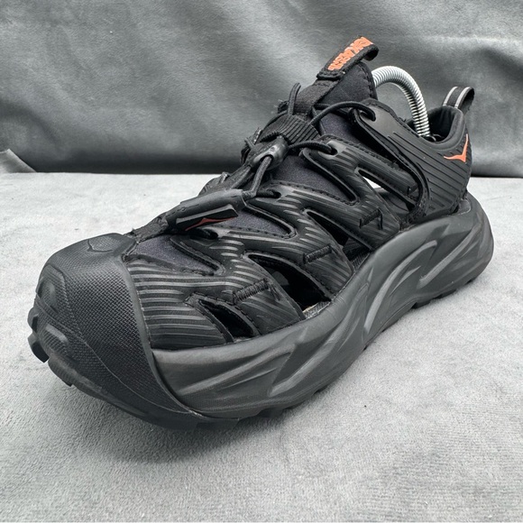 Hoka One One Hopara Hiking Sandals Black/Fusion Coral Women’s Size 7 - Picture 4 of 14